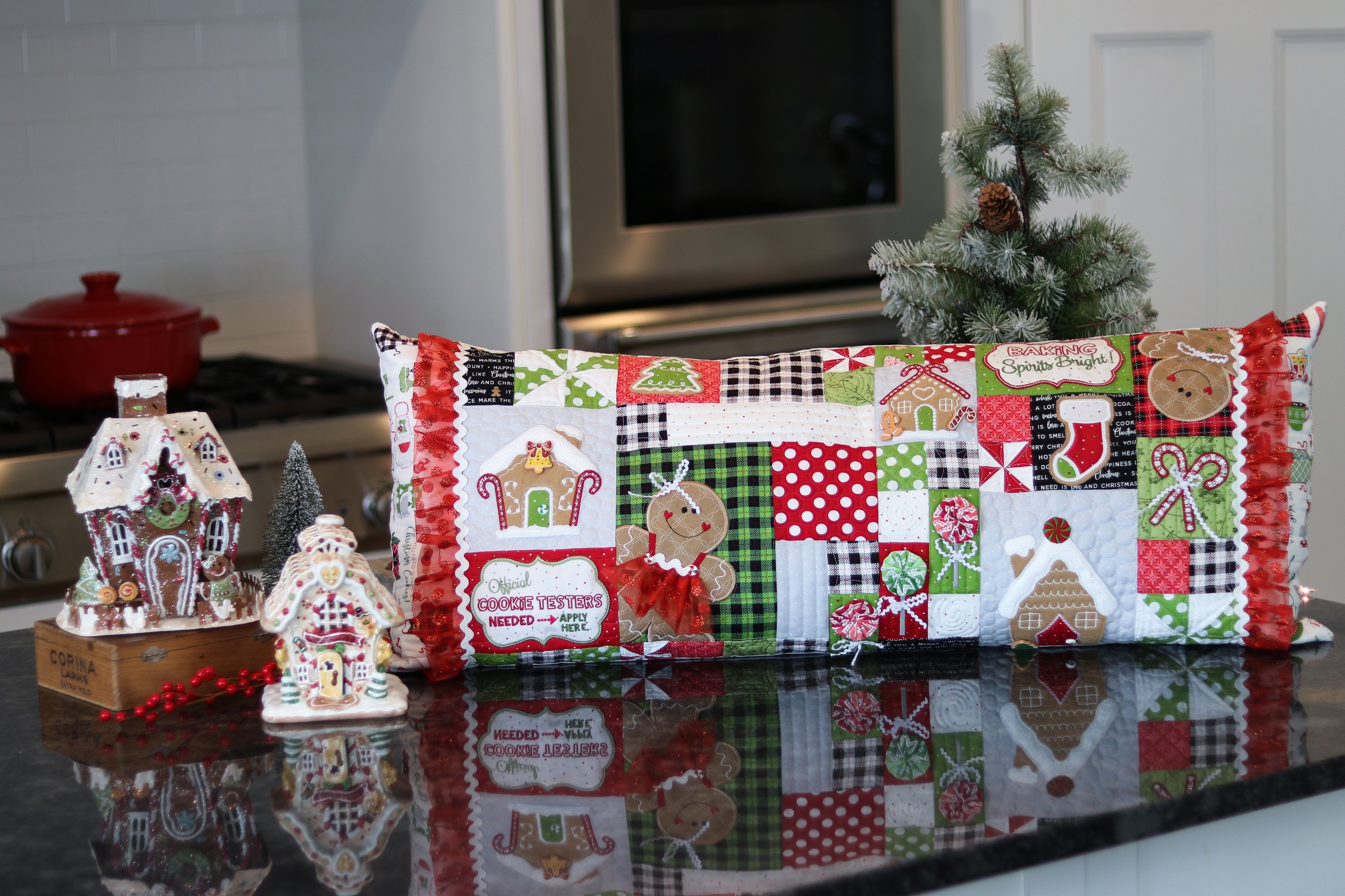 Ginger's Kitchen Bench Pillow (Plus the REAL Ginger!)